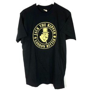 NOS VTG Jack the Ripper London Bitter Tee Sz L 80s